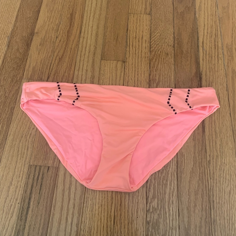 Seafolly Australia Bikini Bottoms Coral Pink Size 14 US Size 10 Medium NWOT